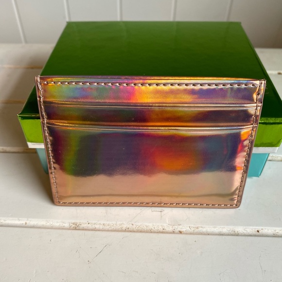 Kate Spade Rainer Lane Rose Gold Card Holder - Picture 2 of 4